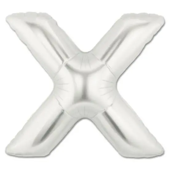 LETTER X FOIL BALLOON Metallic Gold {2}