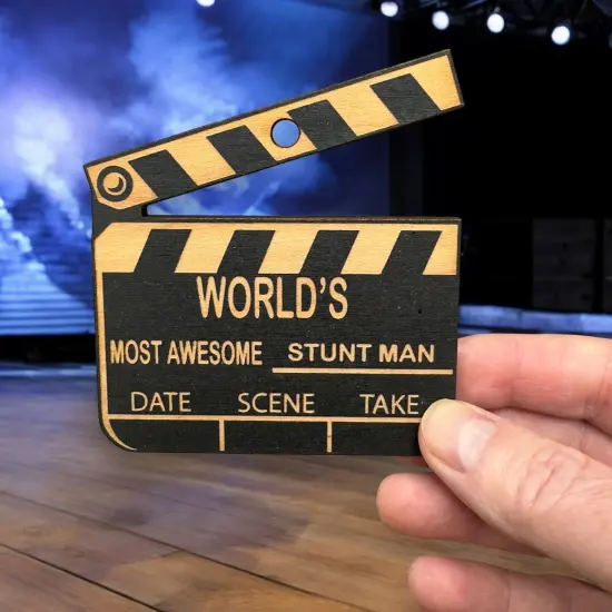 Worlds most awesome Stunt Man - Ornament Black {2}