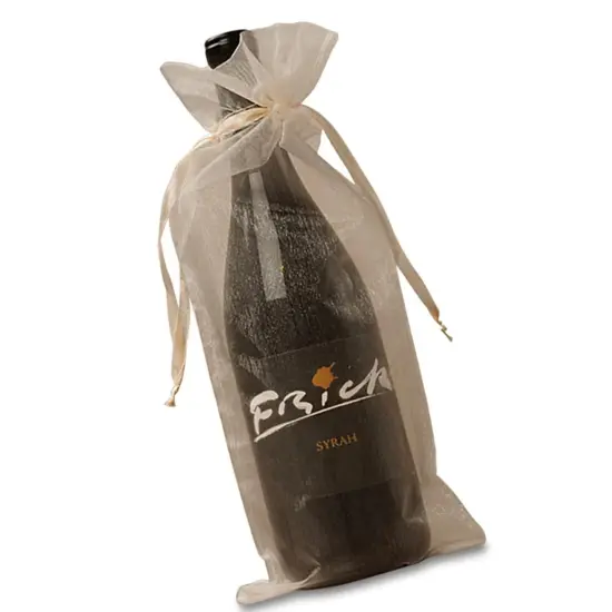 Elegant Plain Organza Wine Bags 6"x15" {6}