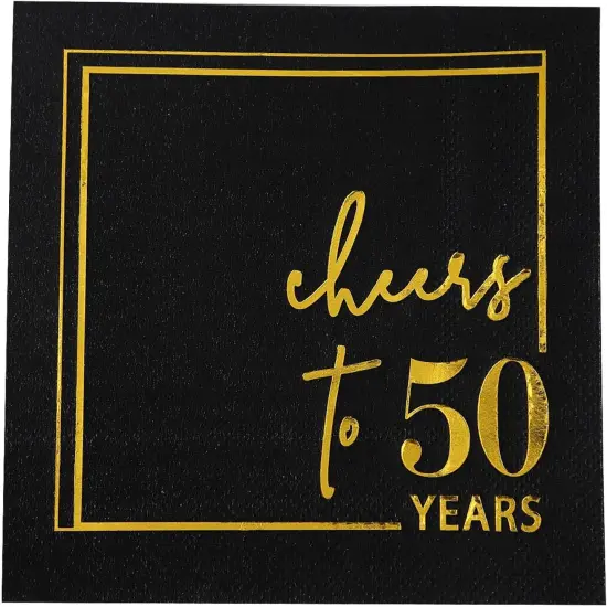 Cheers to Years Cocktail Napkins - 50 PK {1}