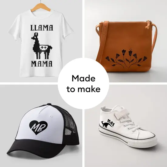 Smart Iron On, Black, 3-Pack of 3ft Rolls (13"x36") Heat Transfer Vinyl-12ft {5}