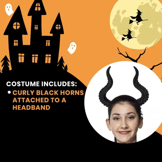 Supersoft Malevolent Child Costume Horns {5}