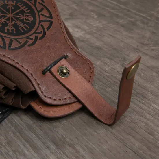 Leatherlike Old Ages Satchel Adult Costume Accessory | Belt Loop {7}