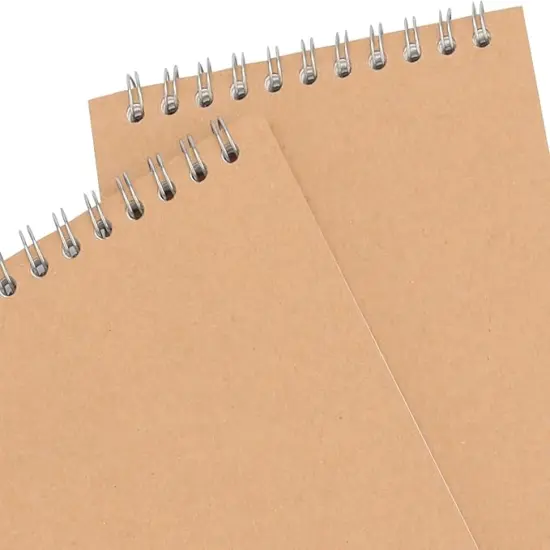 25 Pack A6 Sketch Notebooks, 120 Pages 60 Sheets Top Spiral Bound Pocket Sketchbooks {3}