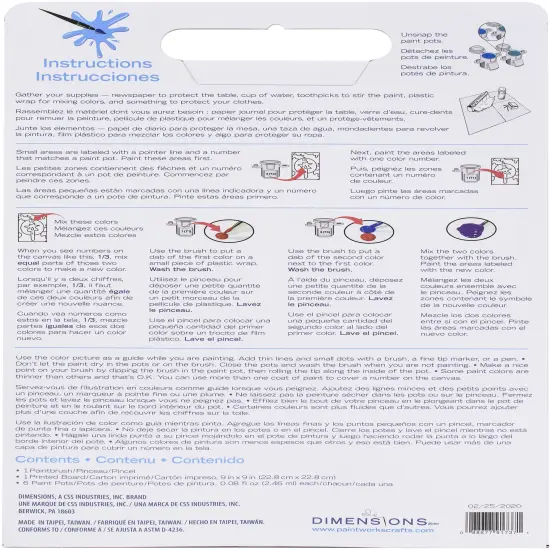 Paint Works Paint By Number Kit 9"X9"-Unicorn {3}