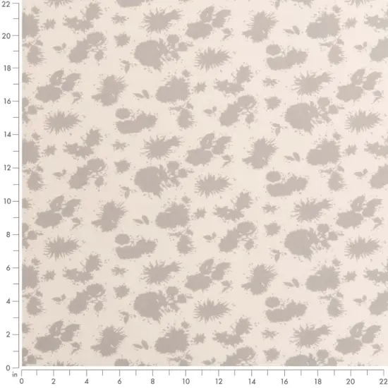 Pebble - Grey & Silver Floral Upholstery Fabric 54 Inches" {4}