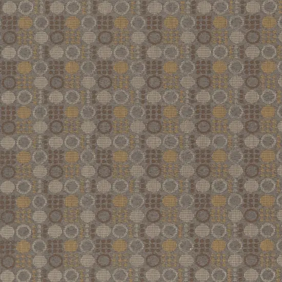 Pewter - GreySilver AbstractGeometric,small Scale Upholstery Fabric 54 Inches" {1}