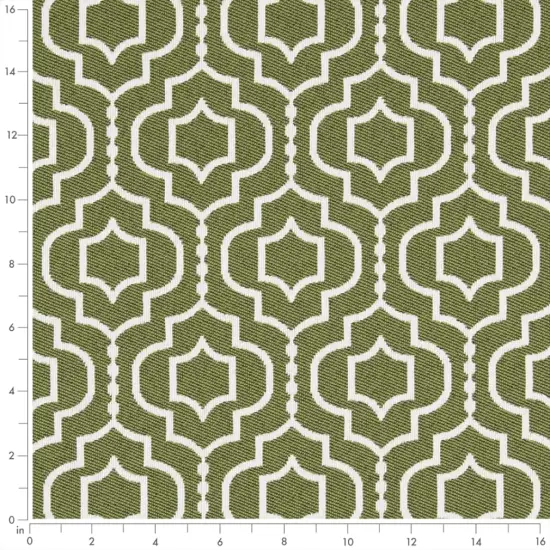 Meadow - Green Abstract & Geometric Upholstery Fabric 54 Inches" {3}