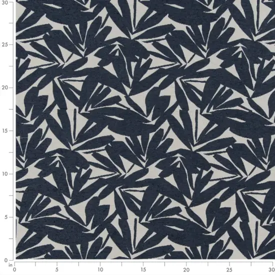 Upholstery Fabric - Blue Leaves,Tropical & Botanical Upholstery Fabric 54 Inches" {3}