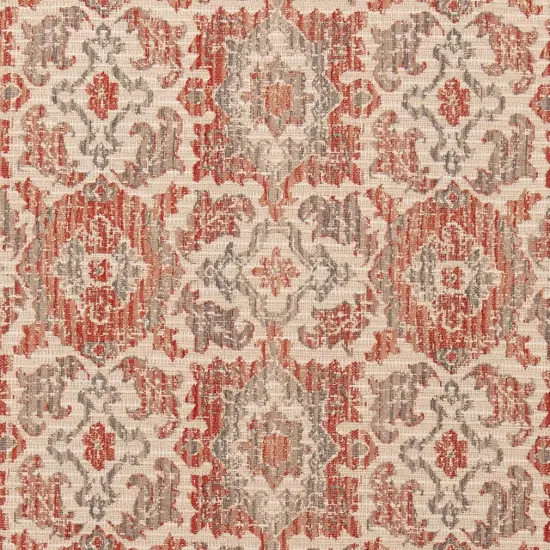 Upholstery Fabric - Coral & Peach,Pink Damask Upholstery Fabric 54 Inches" {1}