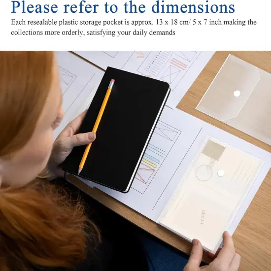 60Pcs Plastic Envelopes {4}