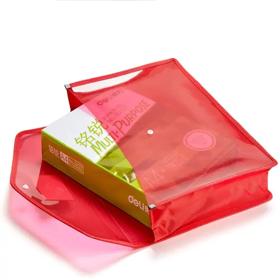Plastic File Folder Poly Envelope - (Assorted Colors) {5}