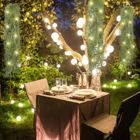 3.6 ft - 3 Packs LED Artificial Hanging Plants, Fake Hanging Plant Garland (Vines Moss) {3}