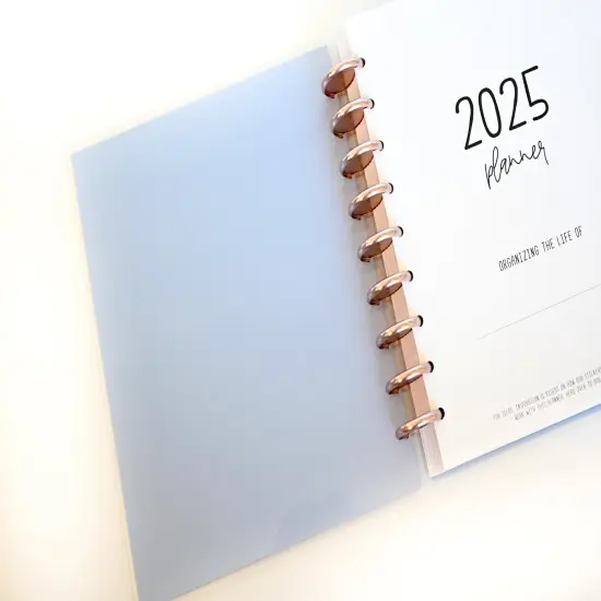 2025 Planner - Mini Horizontal Layout, Disc Bound - "Amalfi Floral" (#1006) {5}