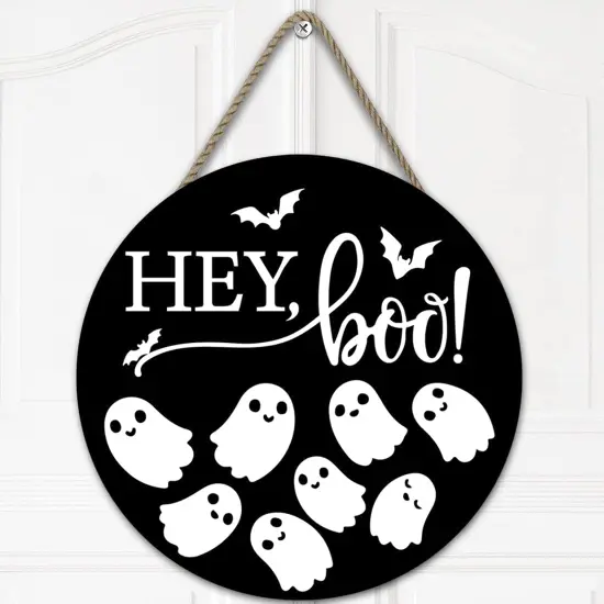 Halloween Decorations Welcome Door Sign {3}