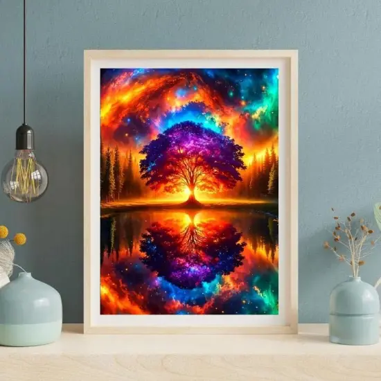 Tree of Life Diamond Painting Kits for Adults, 5D Painted Tree - 12 x 16 Inch {3}
