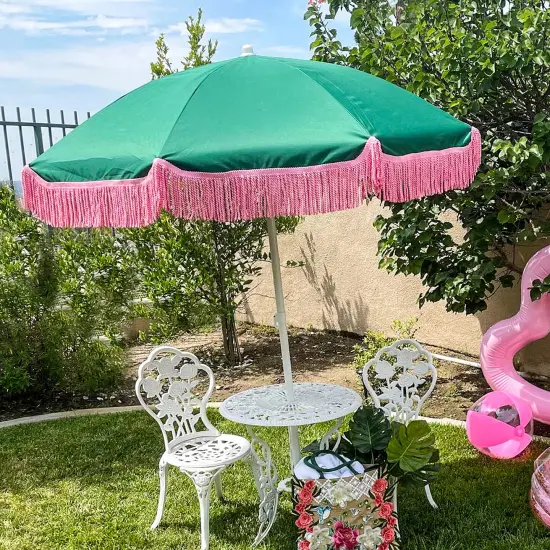 Conso Bullion 6" Fringe Beige Multi {5}