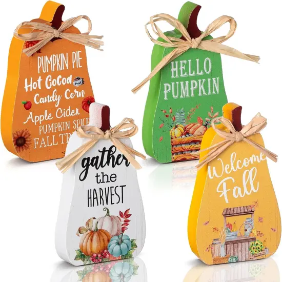 4 Pcs Fall Decorations Tiered Tray {1}