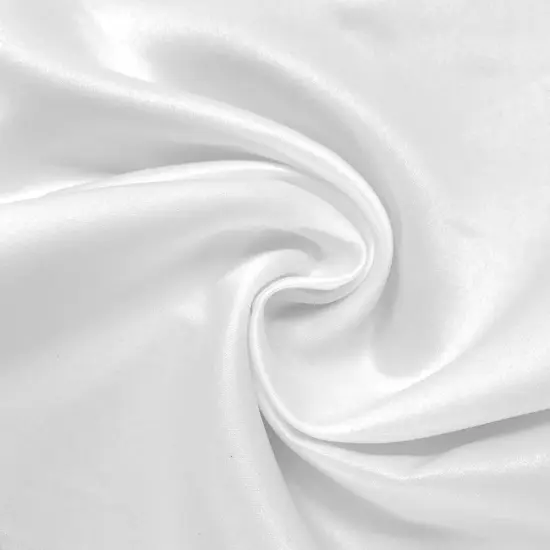 1 Yard White Matte Peau de Soie Duchess Satin Fabric, 58/60" Wide 100% Polyester Ideal for Bridesmaid Dresses & Special Occasions {1}