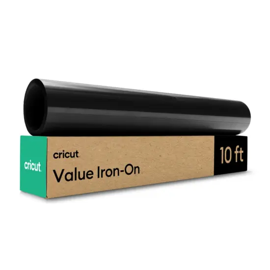 Cricut Value Iron-on - Black - 12 in x 10 ft (1) {1}