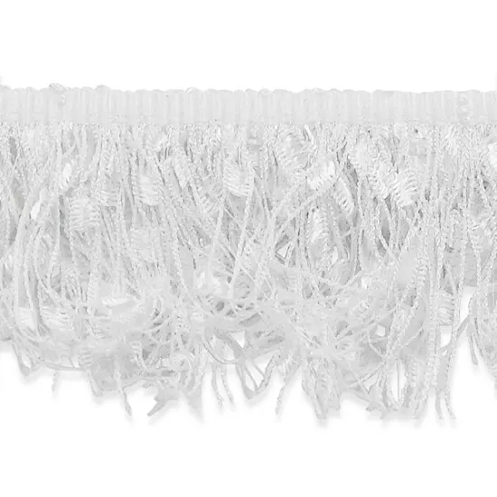 5 yards of Marienetta Celebration Fringe Trim 1 3/4" | 5 yard cut White {1}