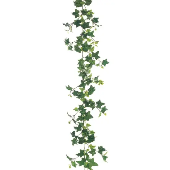 Allstate Artificial Needlepoint Ivy Leaf Vine Garland - 6' - Green {1}