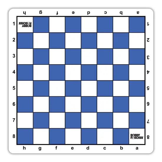Bobby Fischer Tournament Roll Up Travel Chess Board - 20 inches - Mousepad Style {4}