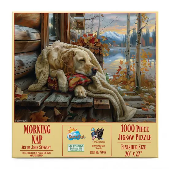 Sunsout Morning Nap 1000 pc Jigsaw Puzzle 77089 {4}