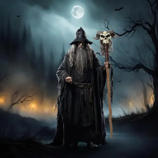 Warlock Staff 58" Costume Prop Accessory {5}