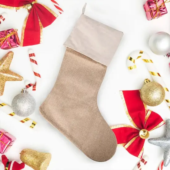 Kitcheniva Personalised Christmas Stocking Family Set DIY Decor 6 Pcs {1}