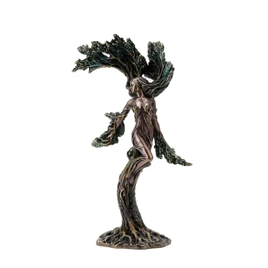 Bronze Finished Meliae The Forest Nymph Statue Greek Mythology {1}