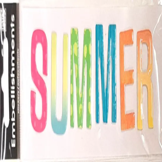 Me & My Big Ideas Embellishments Summer Dimensional Stickers {1}
