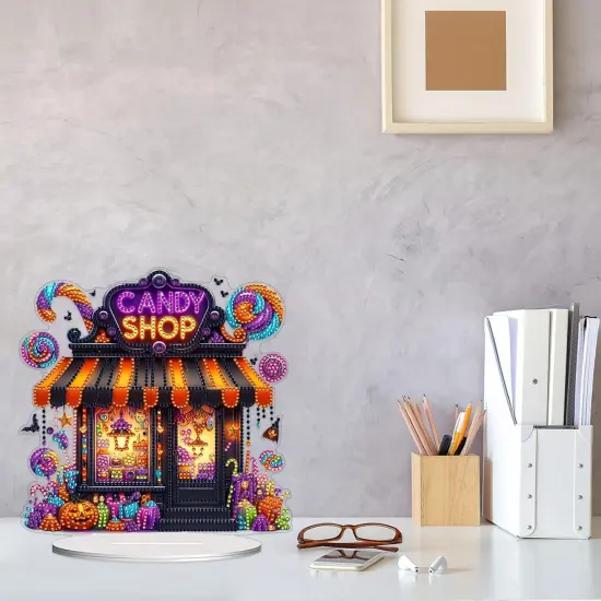 Halloween Diamond Art Tabletop Painting Kit {3}