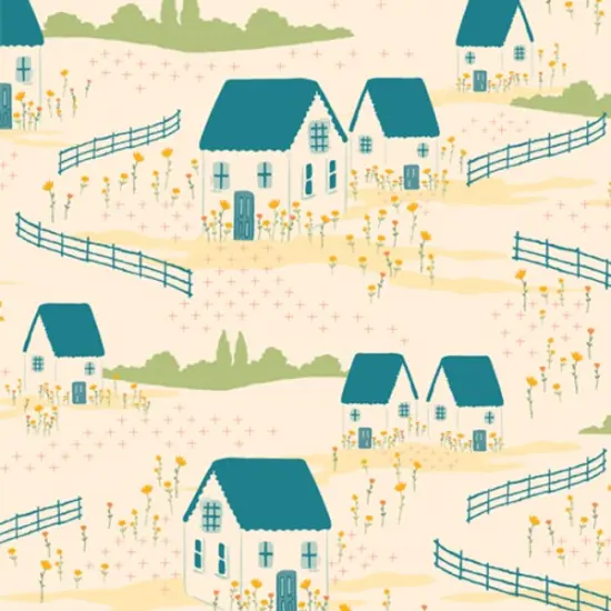 Folkhouse in Dream (mrg55312) | Marigold | Maureen Cracknell | Art Gallery {1}