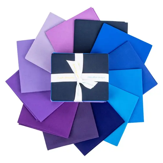 Confetti Cotton Fat Quarter Bundle in Sapphire Dusk byfor Riley Blake (FQ-SAP120-12) {3}