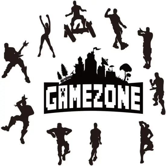 Game Wall Decals for Playroom Kids {3}