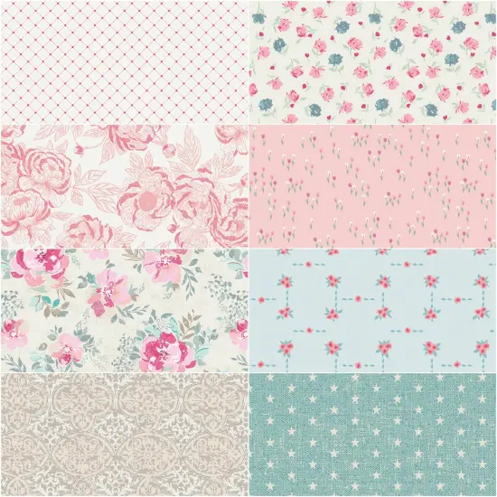 The Cur8tor Fat Quarter Bundle in Romantica byfor Art Gallery (FQWCUR8RO4) {3}