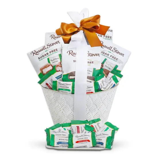 Russell Stover Sugar Free Chocolate Gift Basket {1}