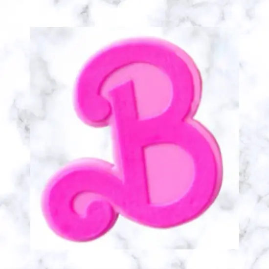 Doll Letter Barbie Doll Silicone Mold or CookieFondant cutter Debossed 2 sizes {5}