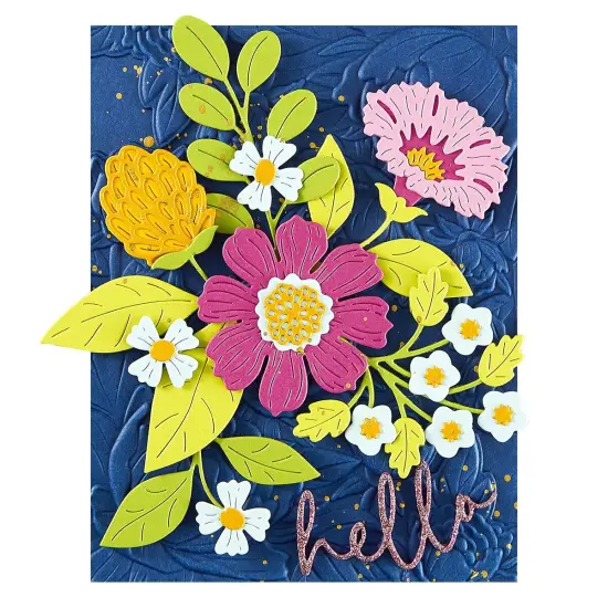Spellbinders Etched Dies Vivid Expressions Collection-Vivid Blooms {4}