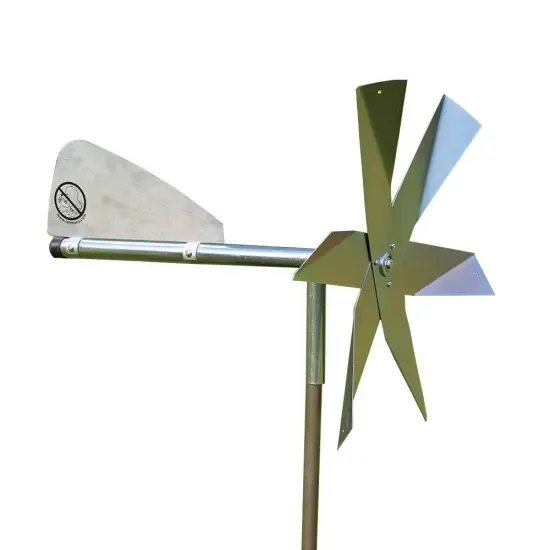 Lehman's Mole Chasing Humane Deterrent Windmill Covers 20,000 Feet Using Vibrations from Wind {1}
