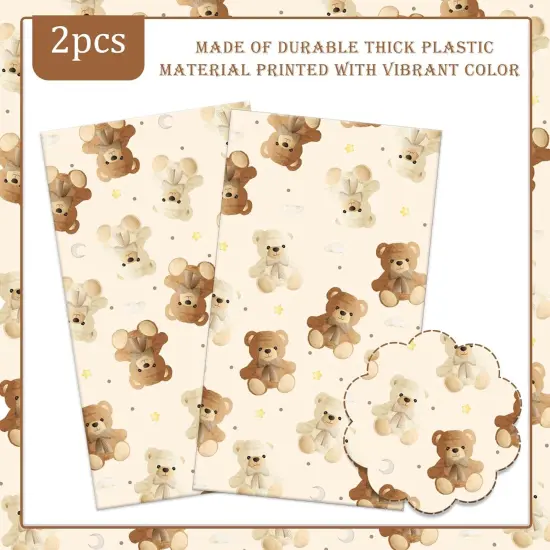 2PCS Teddy Bear Tablecloth {2}
