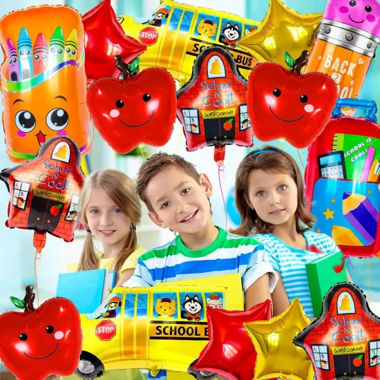 20 Pcs Back to School Mylar Balloon {2}