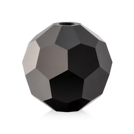 Preciosa 3mm Czech Glass Faceted Round Beads, 720pcs Jet {1}