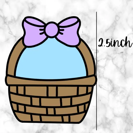 Easter Basket with Bow #1Cutter and Embosser {5}