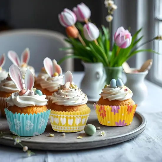 600PCS Easter Cupcake Liners for Baking Mini Easter Baking Cups Easter Holiday Cupcake Wrappers for Easter Birthday Party Decorations Candy Make Baking Supplies {3}