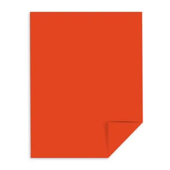 Astrobrights 8 1/2" x 11" 65# Cover Sheets Ream of 250 Orbit orange {1}