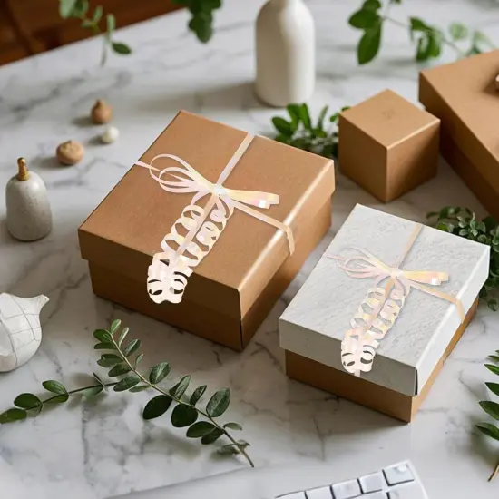 500 Yard Curling Ribbon, 3/16" White Gradient Curly Ribbons for Gift Wrapping, Balloon Ribbon, Balloon String, Laser Ribbon, Thin Ribbon, Gift Ribbon {3}