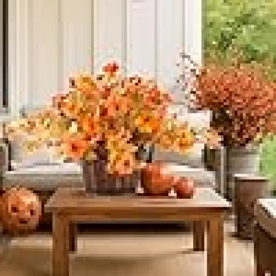 UV Resistant Floral for Garden Porch Yard Balcony Realistic Indoor Decor {5}