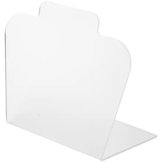 Plymor Frosted Acrylic Basic Short Necklace Display Stand, 8.5" W x 4" D x 7.75" H {2}